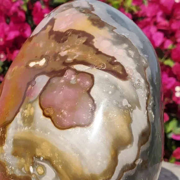 4lbs+ Polychrome Jasper Crystal Freeform Standing2030 Grams4lbs 8oz